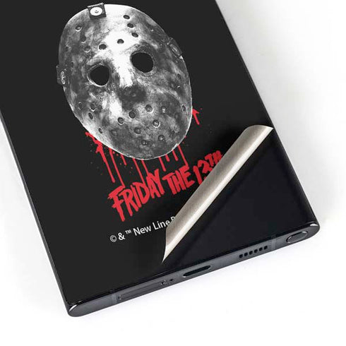 Warner Bros Friday the 13th Jason Voorhees Dripping Mask Galaxy S25 Ultra Skin
